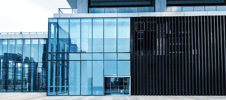 Glazed aluminium shopfront installed in London