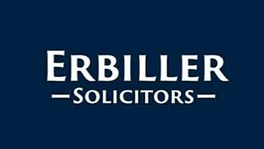 Erbiller Solicitors logo — Range Shop Fronts client