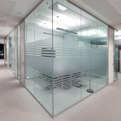 Glass partition installation by Range Shop Fronts